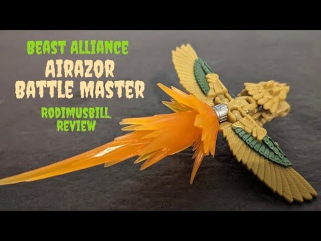 Rise Of The Beasts Airazor Beast Alliance Beast Battle Master Review - Rodimusbill Review