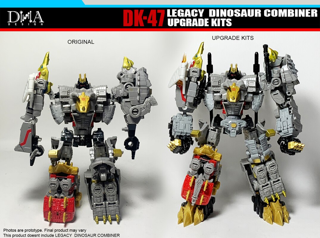 DNA Design DK-47 Volcanicus Upgrade Kit Official Images for Legacy Evolution Core Dinobots