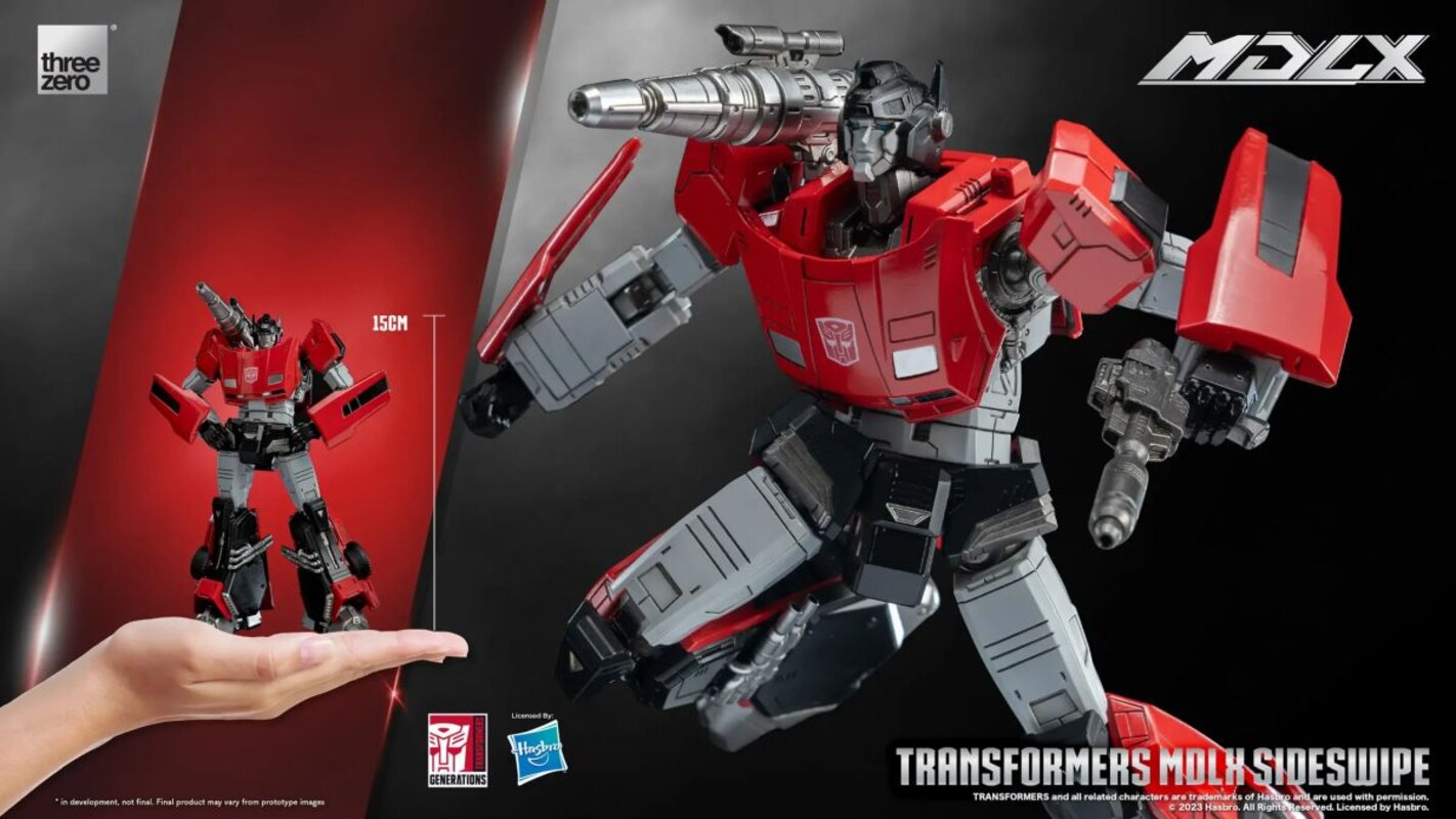 MDLX Sideswipe Official Product Images and Details from threezero Transformers