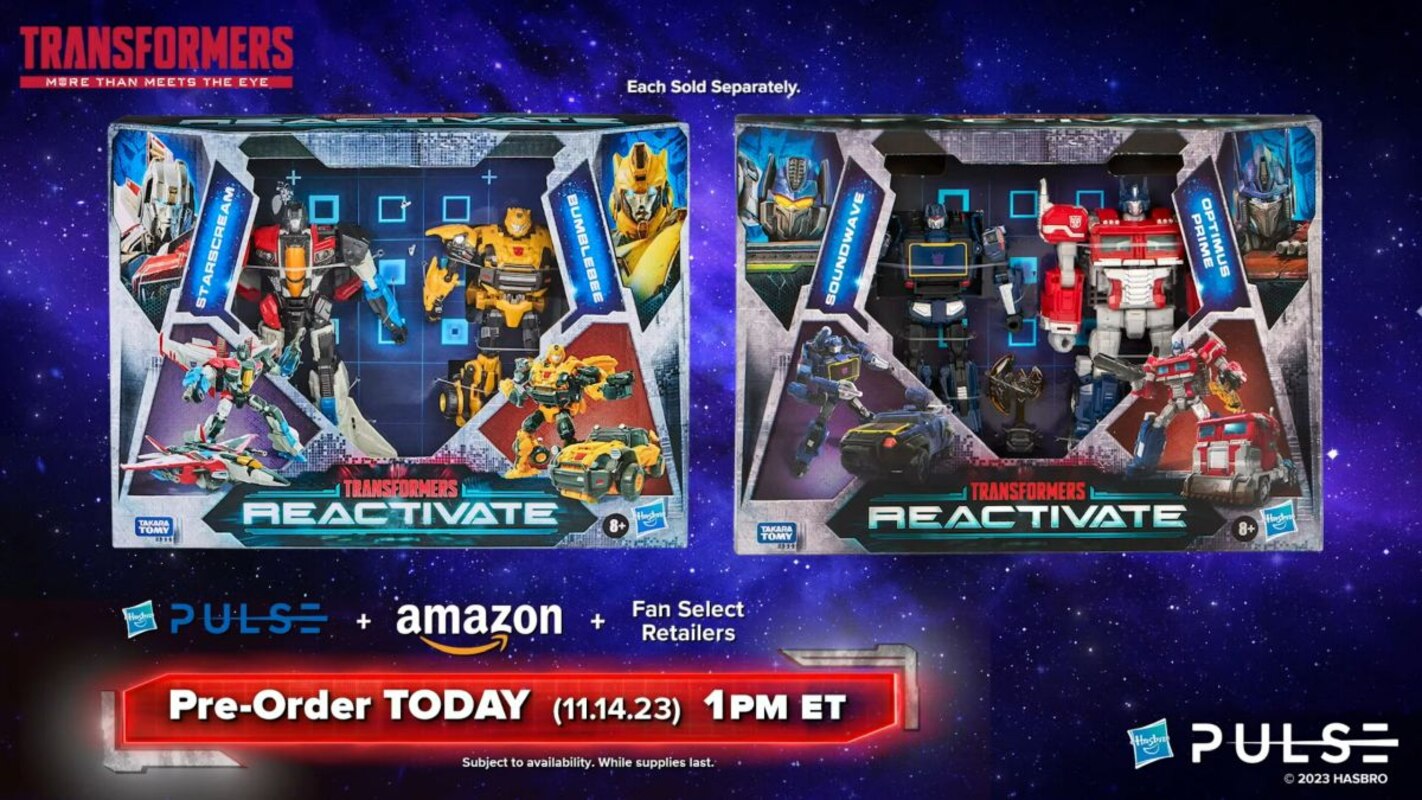 Transformers: Reactivate Bumblebee and Starscream – Hasbro Pulse