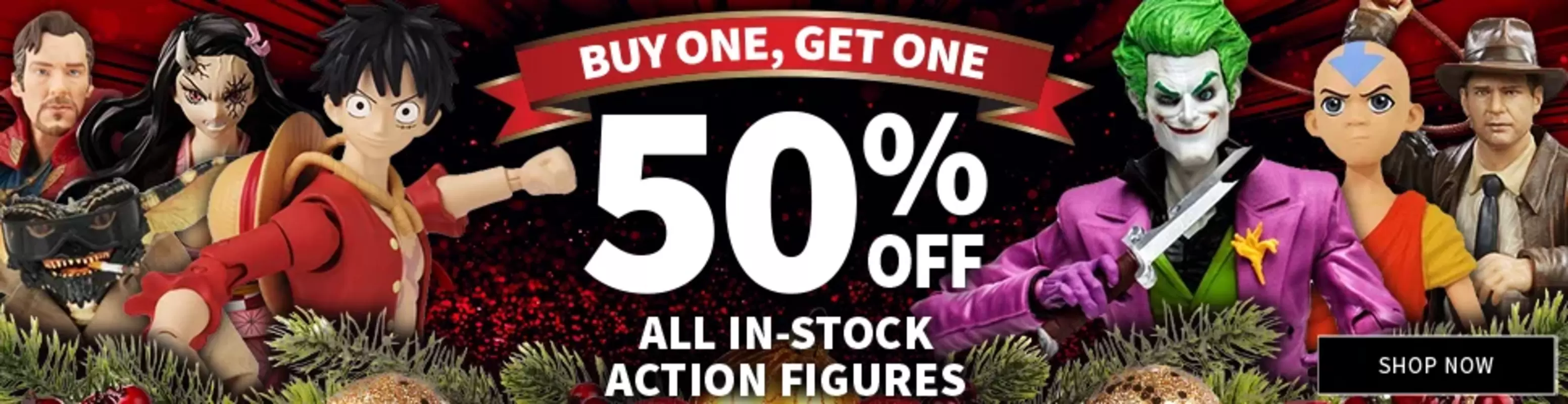 BOGO 50% Off on All In-Stock Action Figures at Entertainment Earth!