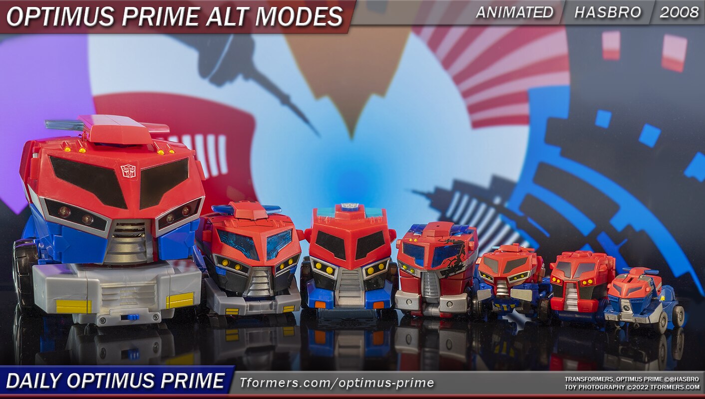 Daily Prime - Animated Optimus Prime Alt Modes Roll Out