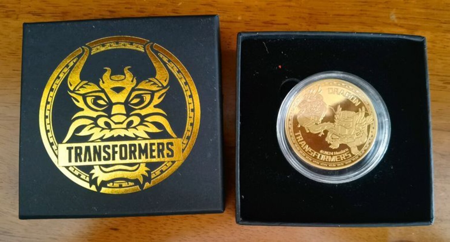 Year Of The Dragon 2024 Official China Exclusive Transformers Commemorative Coin