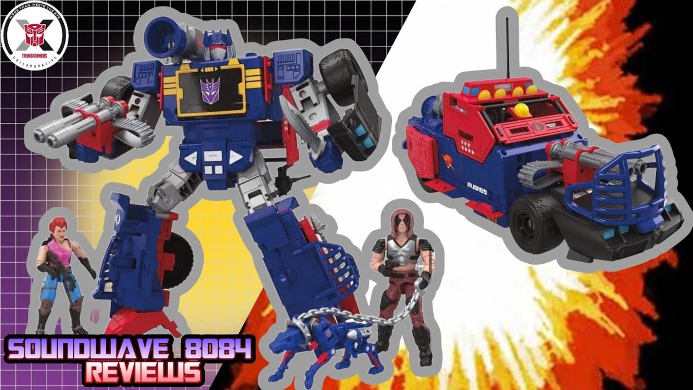 Transformers G.i. Joe Soundwave Dreadnok Thunder Machine 2024 Collaborative Review