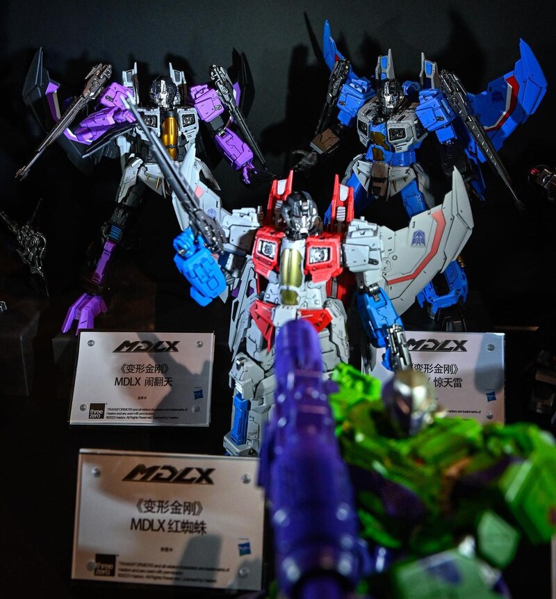 MDLX G1 Jazz, Skywarp, Thundercracker, G2 Megatron Previews from Threezero Shanghi Event