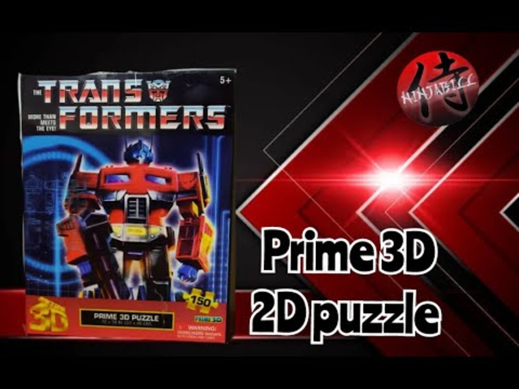 Prime 3D Optimus Prime 2D Puzzle