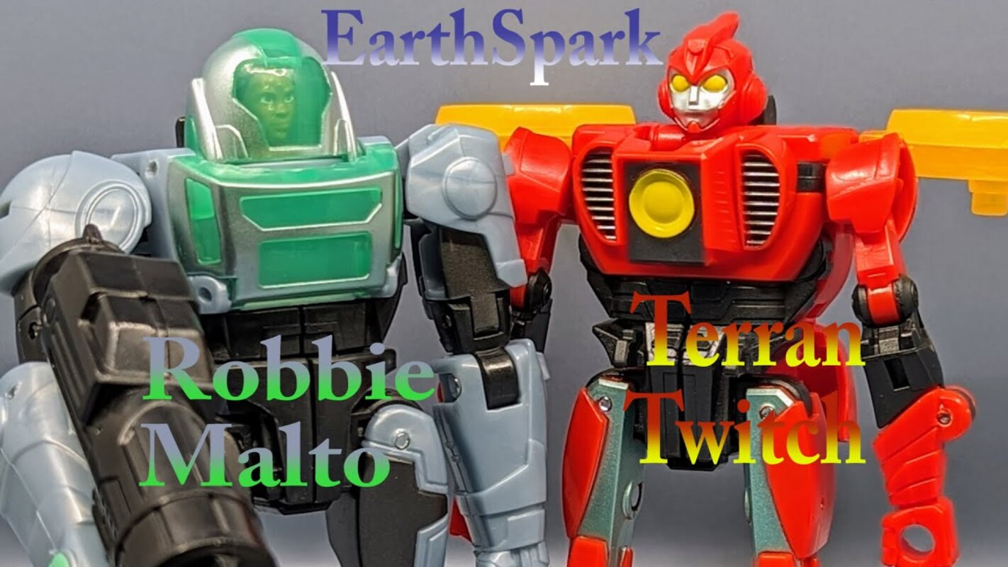 Chuck's Reviews Transformers Earthspark Cyber-combiner Terran Twitch And Robby Malto