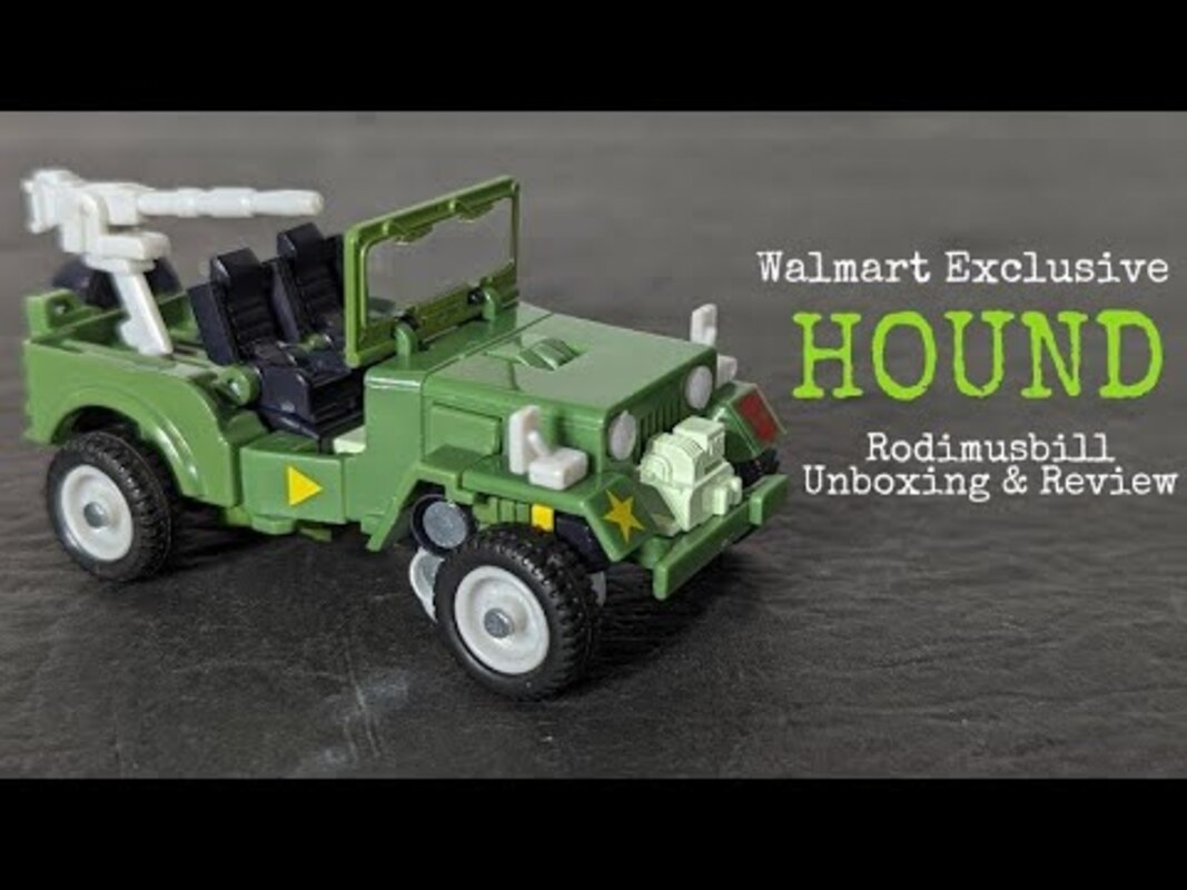 Transformers Retro Hound - Animation Accurate Walmart Exclusive - Unboxing & Review - Rodimusbill