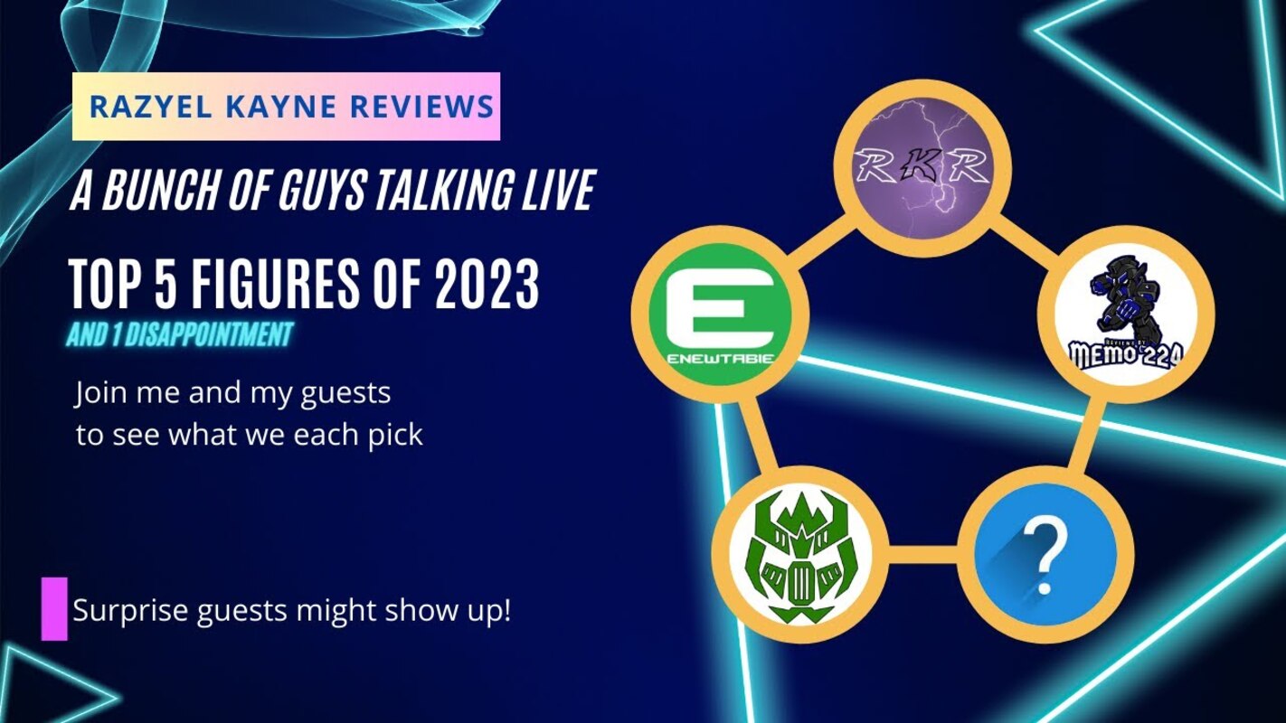 Top 5 Figures Of 2023 - A Bunch of Guys Talking Live @ 29/12/2023 8pm EST