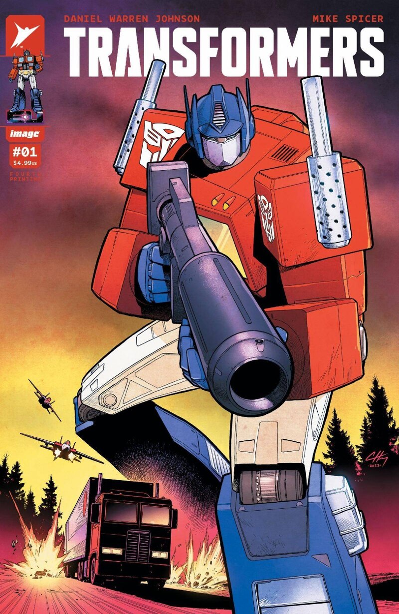 Transformers Issue No. #1 4TH Printing Variant Cover from Image Comics