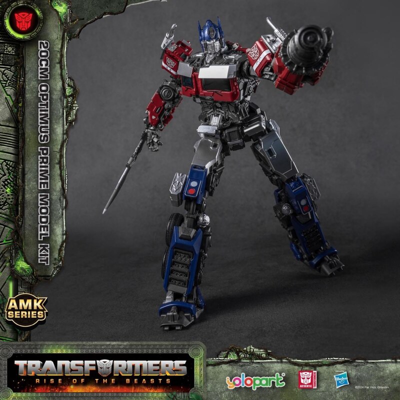 AMK Optimus Prime Weapon Accessories Official Images from Yolopark