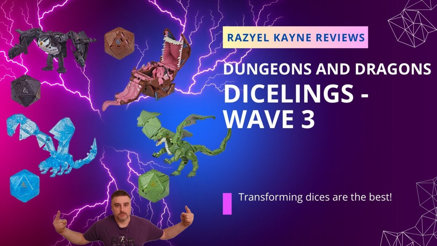 Toy Review - Dungeons And Dragons Dicelings Wave 3 (Transforming Dices)