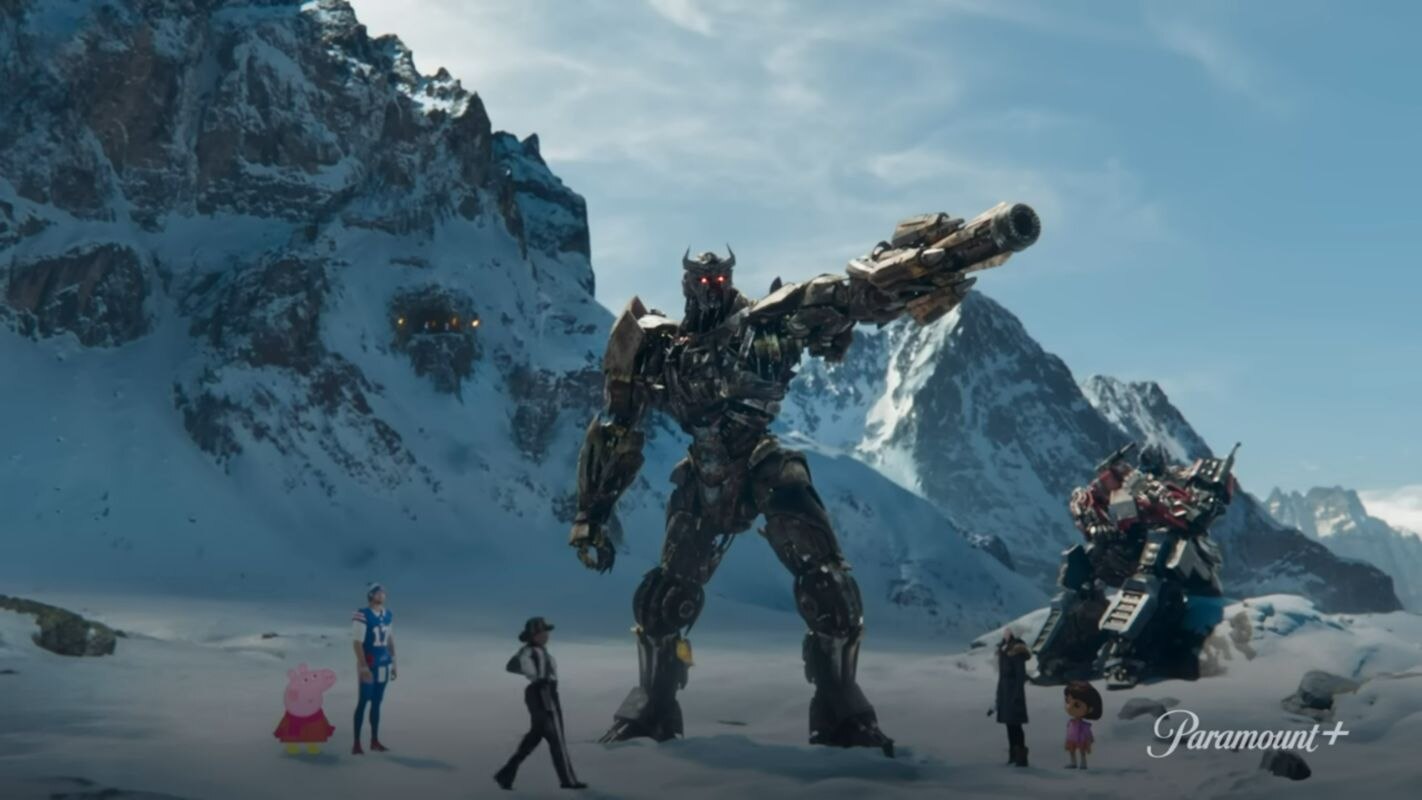 WATCH! ROTB Scourge & Optimus Prime in New Paramount Mountain AD