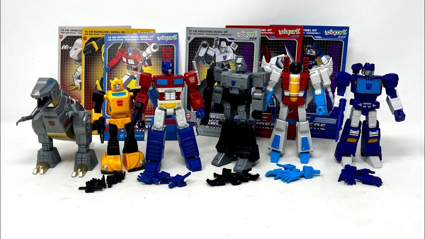 Yolopark Transformers Model Kits, AMK Mini Series Wave 1 Review, Larkin's Lair