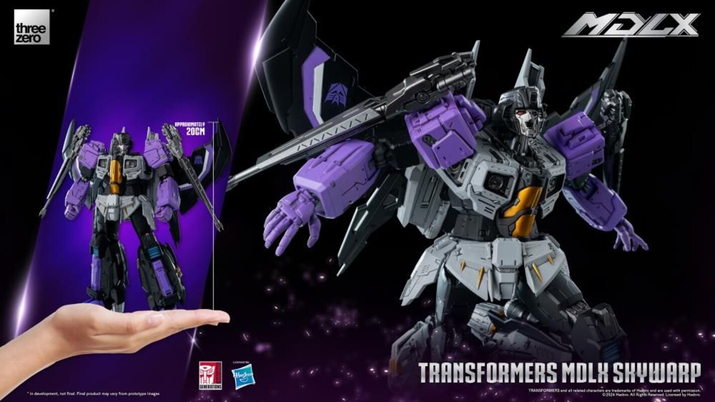 MDLX Skywarp Official Images & Details for threezero Transformers Figure