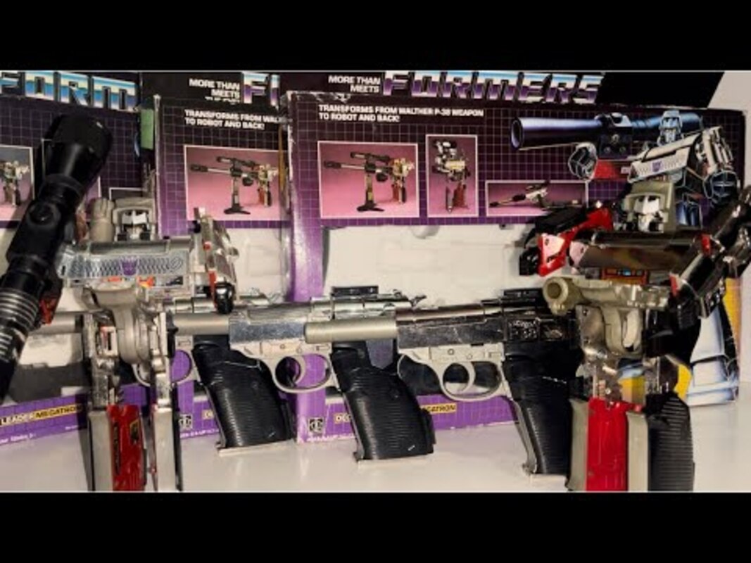 Worlds First Video On G1 Pre Rub Dark Chrome Megatron, Probably The Rarest Variant Of Him