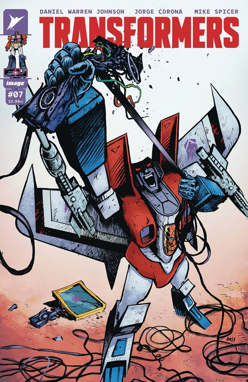 Image Comics Transformers Issue No. #7 Covers & Details - Starscream VS Soundwave