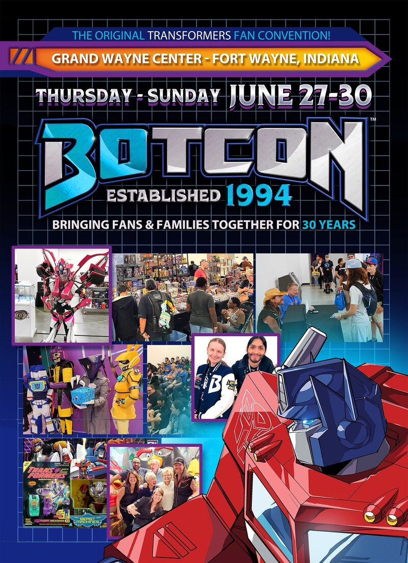 The BotCon 30th Anniversary Convention Returns to Ft Wayne Indiana!