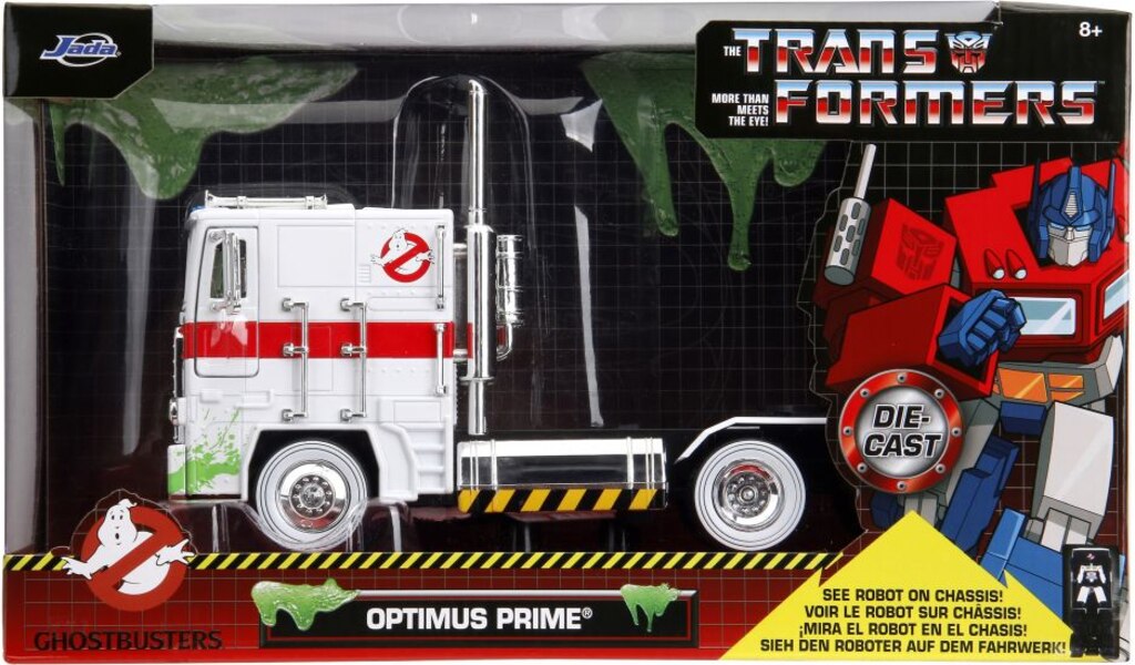 HollywoodRides Transformers 124 G1 OptimusPrime GhostbustersMashUp GlossyWhite 35572 Package 01 (4 of 56)