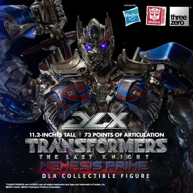 Transformers: The Last Knight DLX Scale Collectible Series Nemesis Prime Preorder Now!