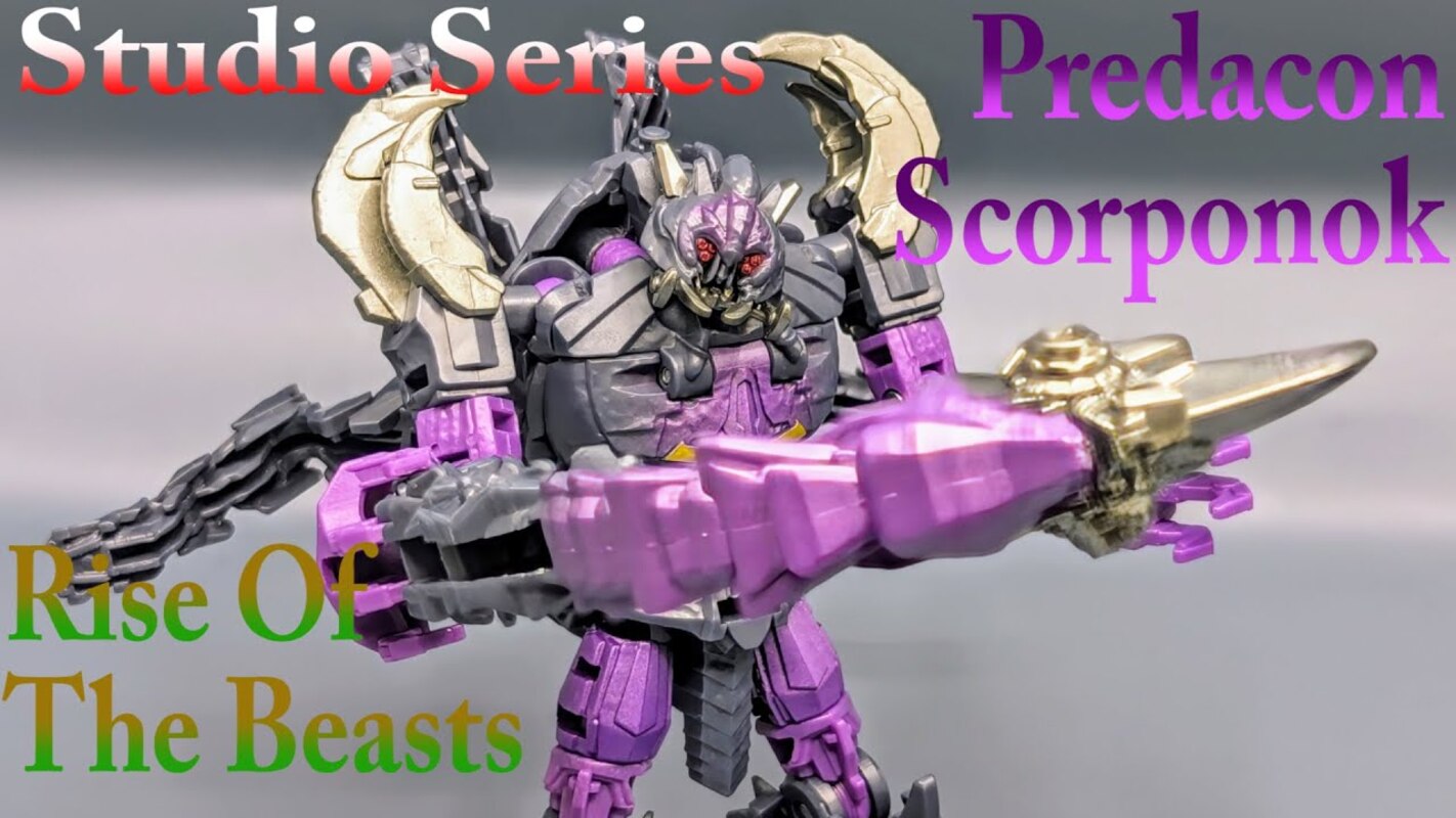 Chuck's Reviews Transformers Studio Series Predacon Scorponok