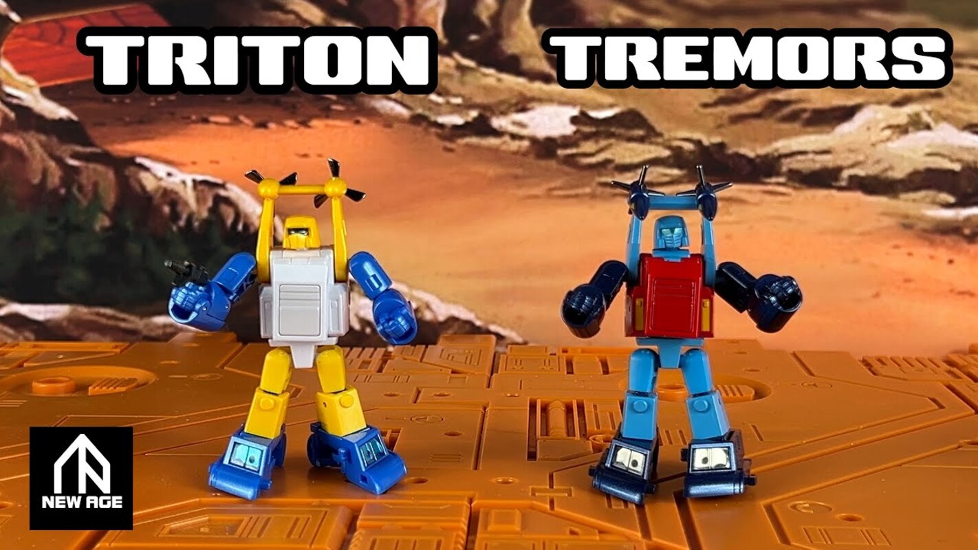 Newage Toys H61/61R Triton/tremors (Legends Seaspray & Man O War) Review