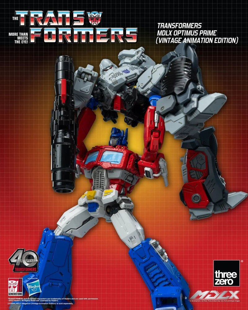 MDLX G1 Cartoon Color Repaint Exclusives from Threezero Transformers