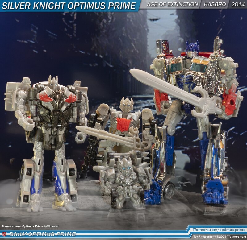 Daily Prime - Chromed Silver Knigth Optimus Prime AOE Exclusive