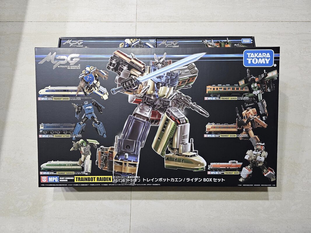 MPG Raiden Trainbot Boxed Set In-Hand Images for Transformers MasterPiece 