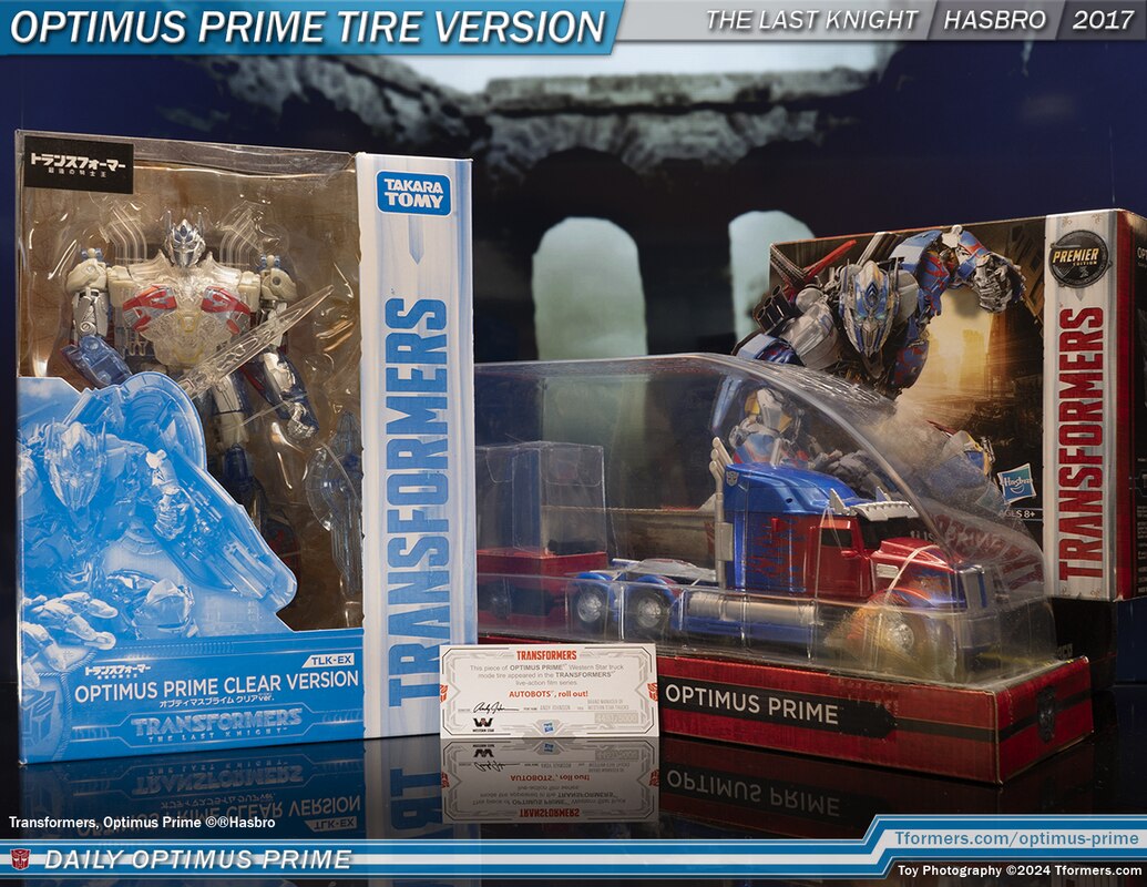 Daily Prime - Exclusive Optimus Prime Clear & Tire Versions Roll Out