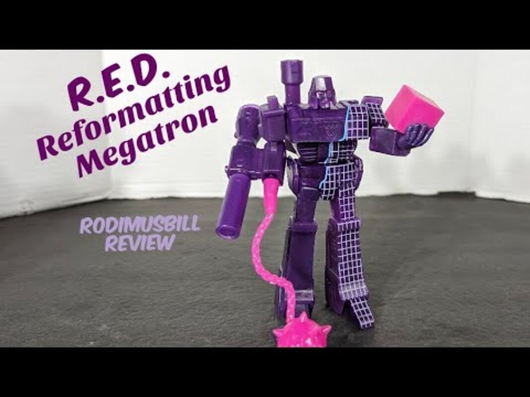 Transformers R.E.D. Reformatting Megatron Figure - Rodimusbill Unboxing & Review
