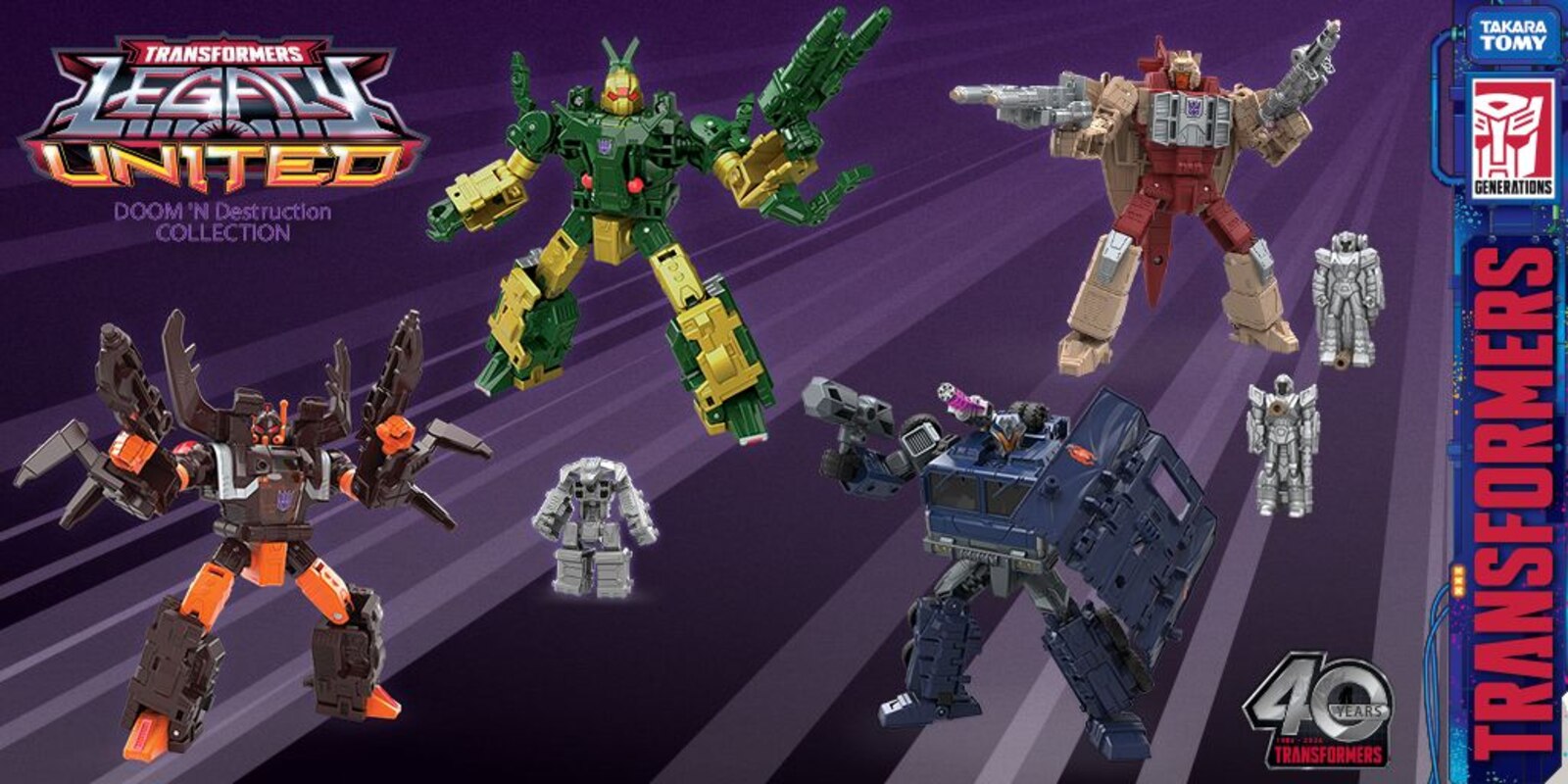 United Doom 'N Destruction Collection Official Reveal Mayhem Attack Squad  MultiPacks - New Insecticons, Breakdown, More!