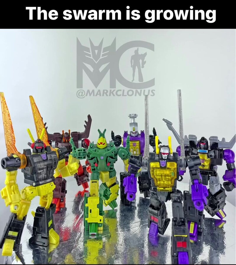 The Swarm Is Growing - Legacy Insecticons Group Shot: Chop Shop, Barrage, More!