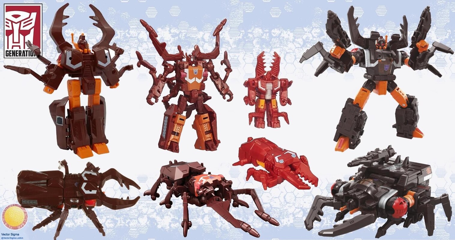 Legacy Barrage and Chop shop Through the Years Transformers Compared