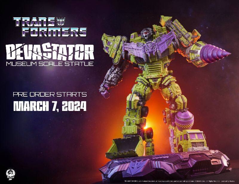 Transformers Devastator Platinum Ex Museum Scale Statue Coming Soon from Premium Collectibles Studio