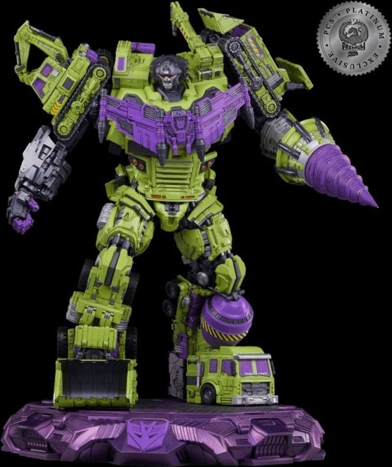 Devastator Platinum Ex Statue Official Images & Details from Premium Collectibles Studio