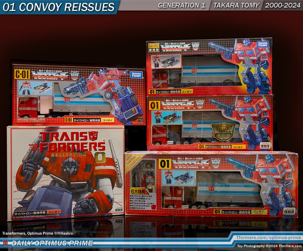 Daily Prime - Takara 01 Convoy Reissues Through The Years