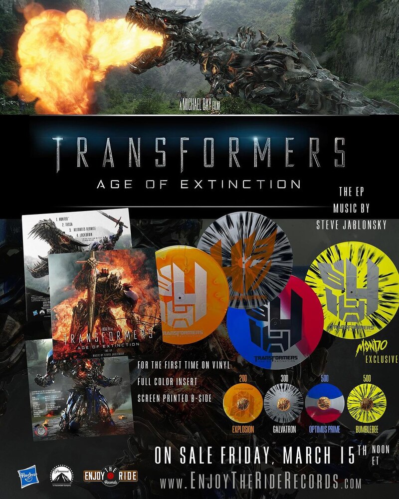  Transformers: Age of Extinction: The EP - Music by Steve Jablonsky