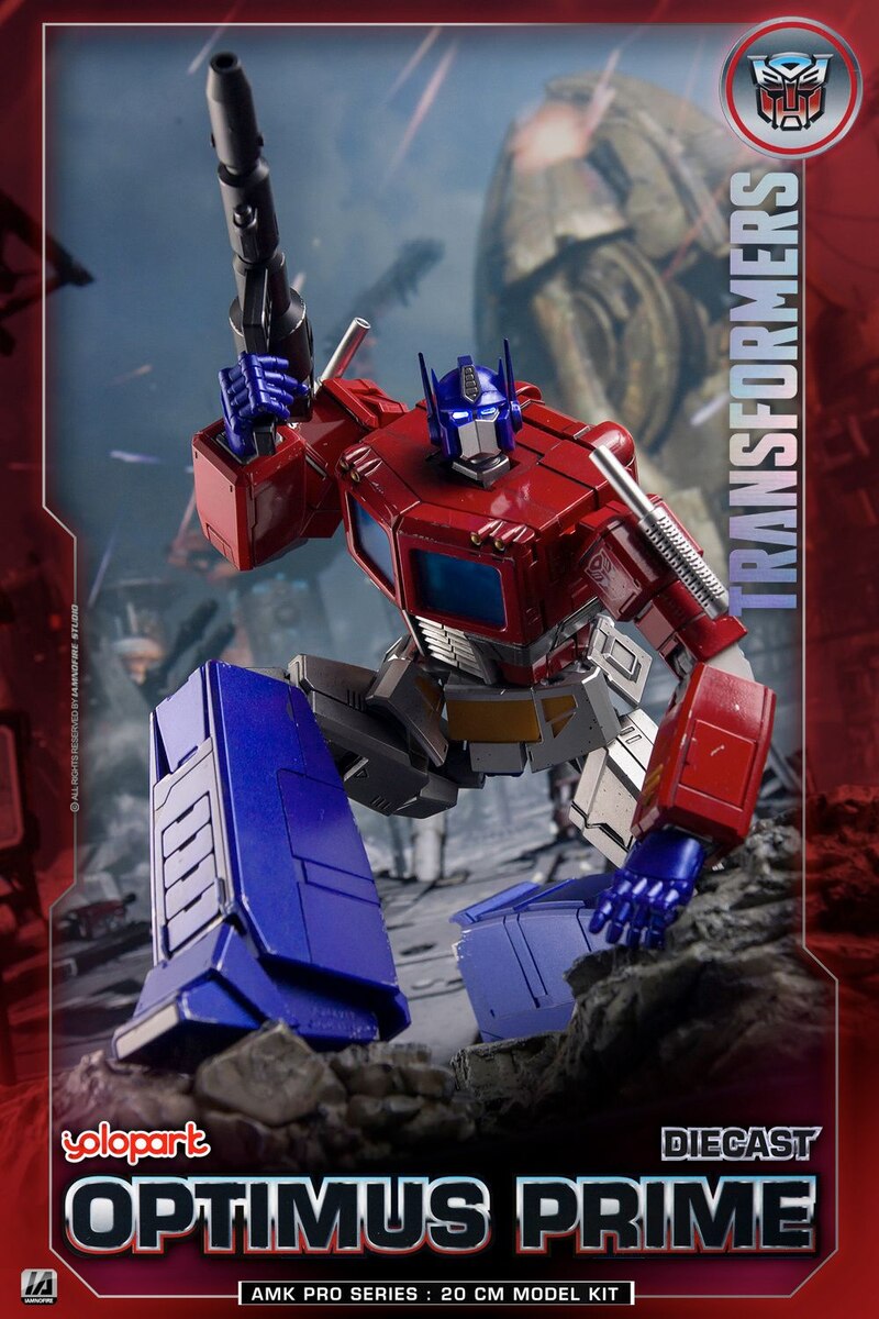 Optimus Prime AMK PRO Toy Photography Images by IAMNOFIRE