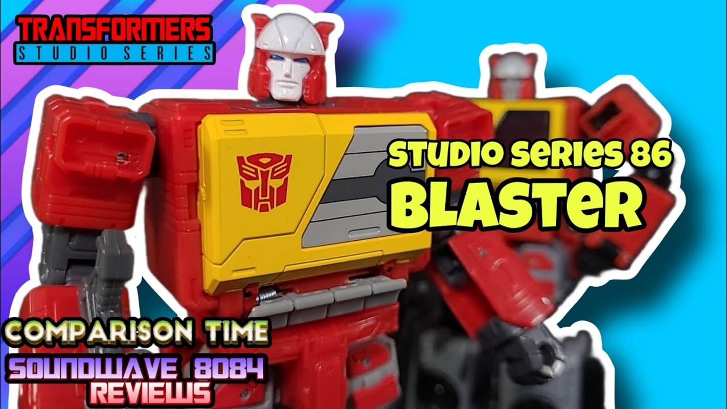 Transformers Studio Series 86 Blaster & Eject Comparison Time Review
