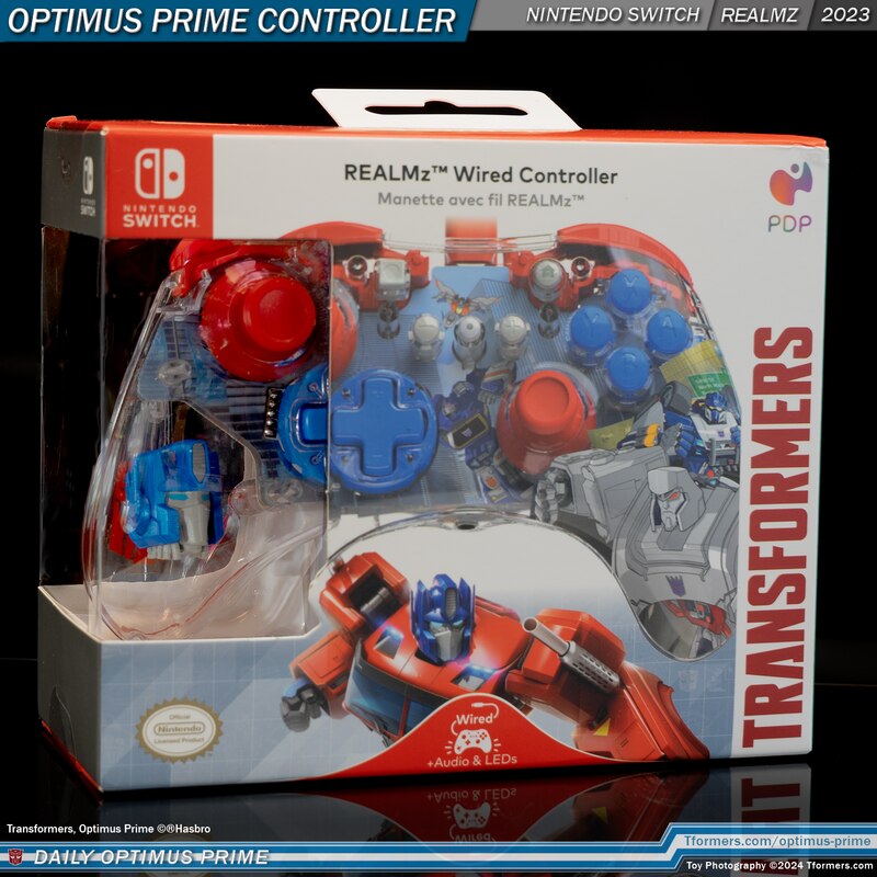 Daily Prime - Optimus Prime Head Nintendo Switch Game Controller