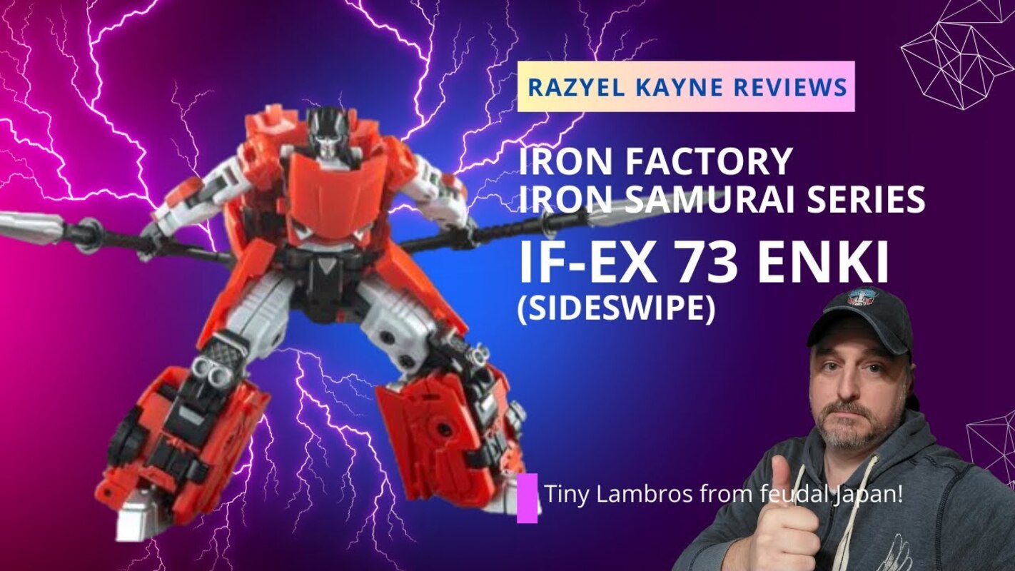 Toy Review - Iron Factory Samurai Series - IF-EX73 Enki (Legend Scale Sideswipe)