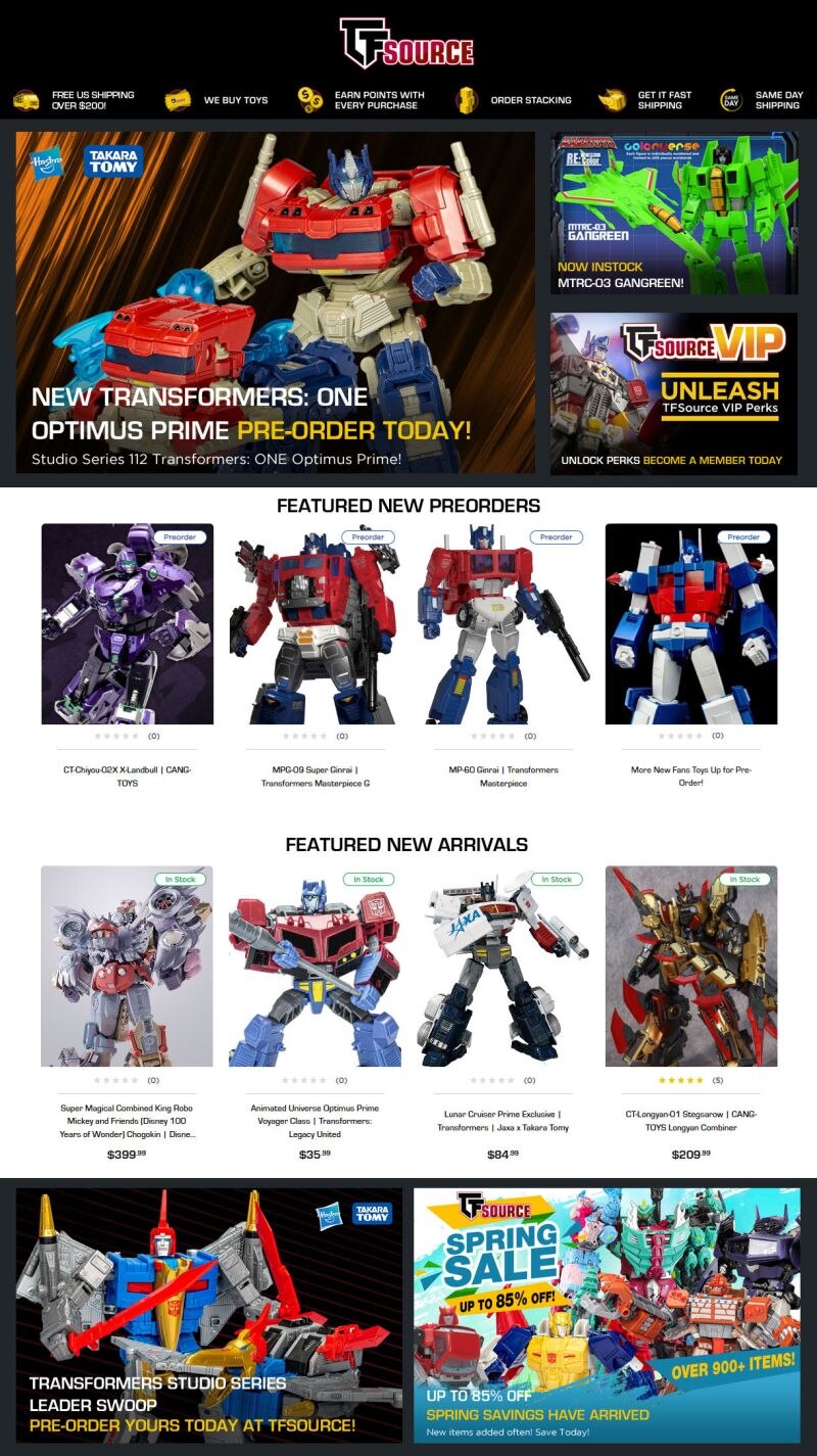 TFSource News - Transformers: ONE Optimus Prime, CANG-TOYS X-Landbull, MPG Super Ginrai and More!