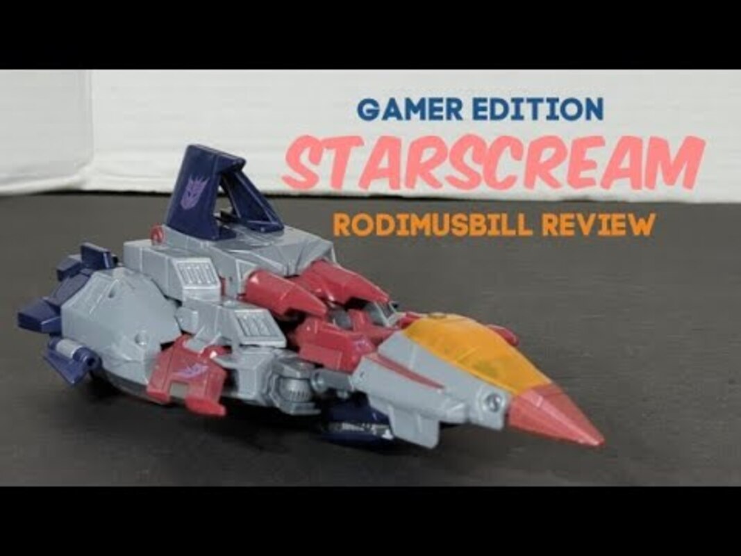 Transformers Studio Series Gamer Edition Voyager Starscream (#06) - Rodimusbill Review