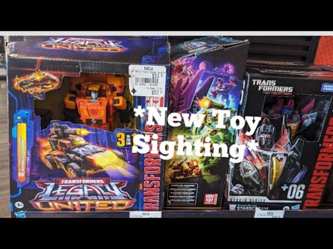 Legacy United Leader Class G1 Triple Changer Sandstorm - Rodimusbill New Toy Sighting