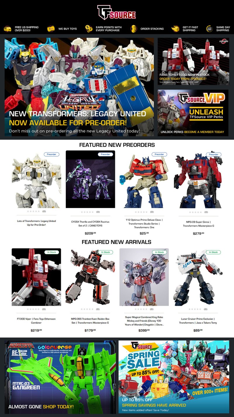 TFSource News - Legacy United Preorders, FT Viper, CANG-TOYS, MPG Kaen and More!