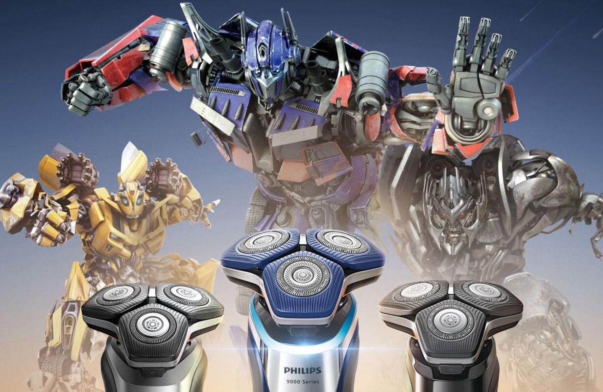 Phillips X Transformers Shavers Life LAB Limited Edition Crossovers