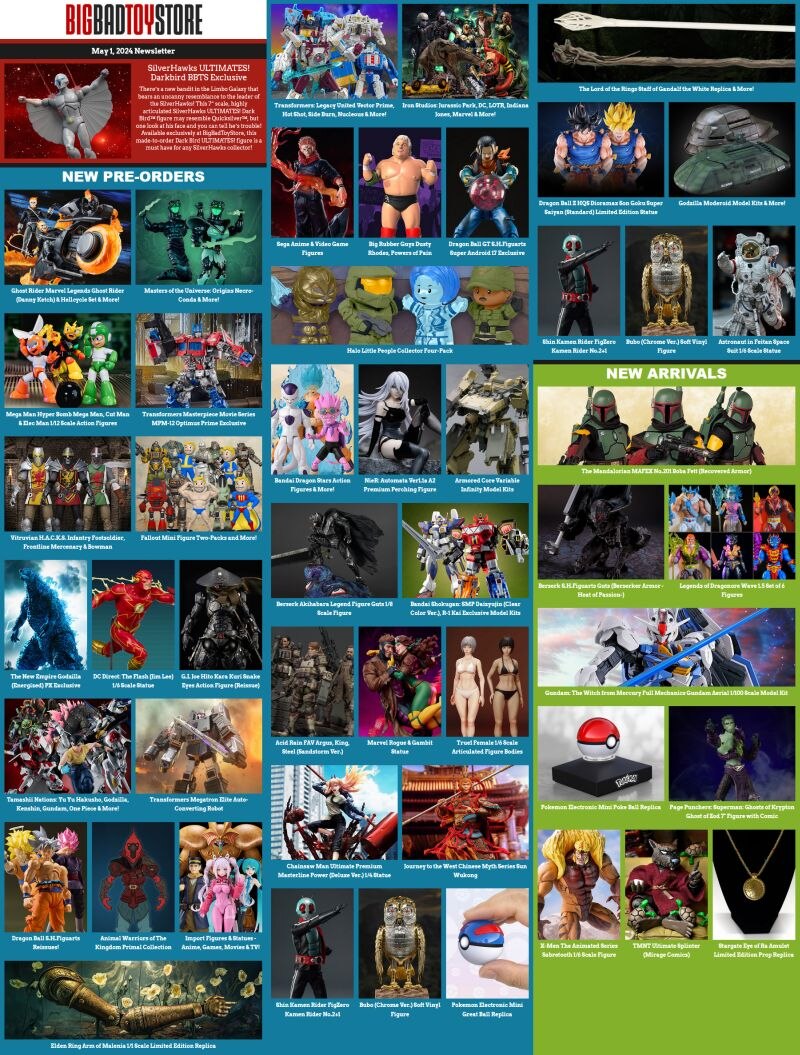 BBTS News: SilverHawks, MOTU Necro-Conda, Ghost Rider, Mega Man, Tamashii Nations, Transformers, Vitruvian H.A.C.K.S., Fallout &