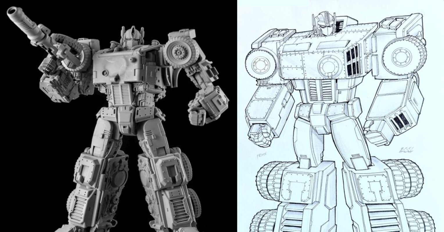 Daily Prime - WWII Pilar (GI Joe Optimus Prime Concept) Prototype Images of M25 Tank Transporter