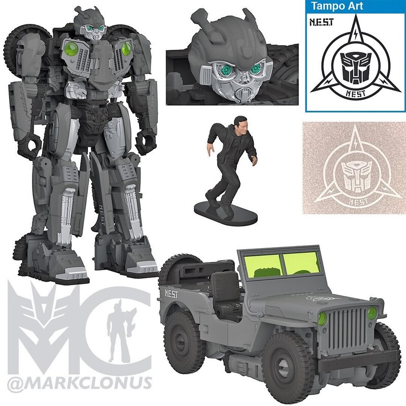 Transformers Studio Series 77 Deluxe N.E.S.T. Bumblebee, Figures